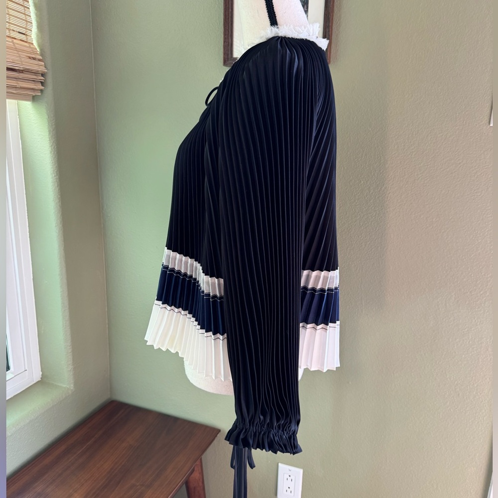 3.1 Phillip Lim Pleated Blouse - Picture 2 of 14